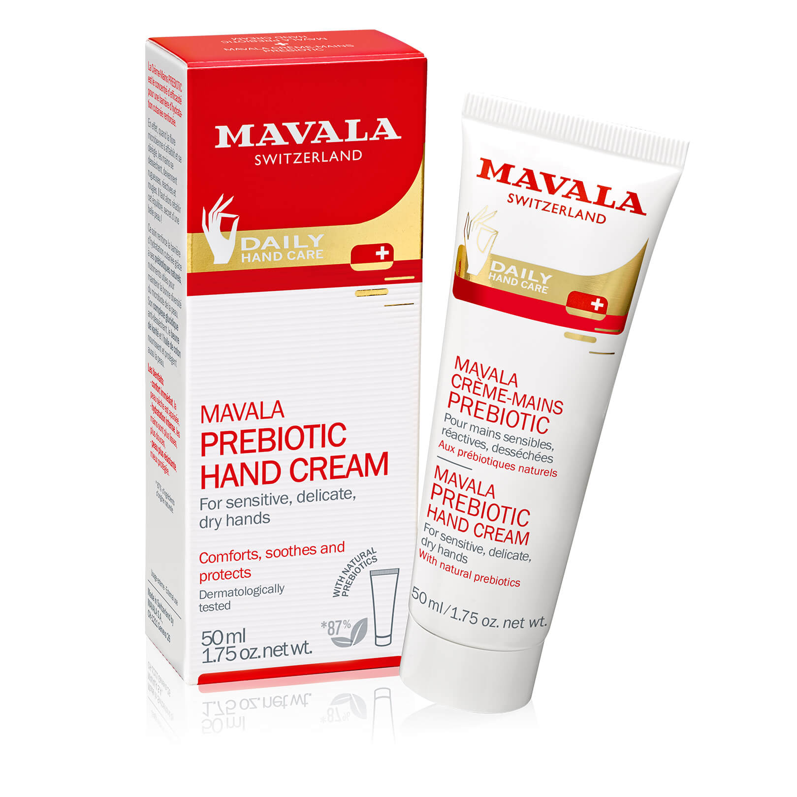 Prebiotic hand cream